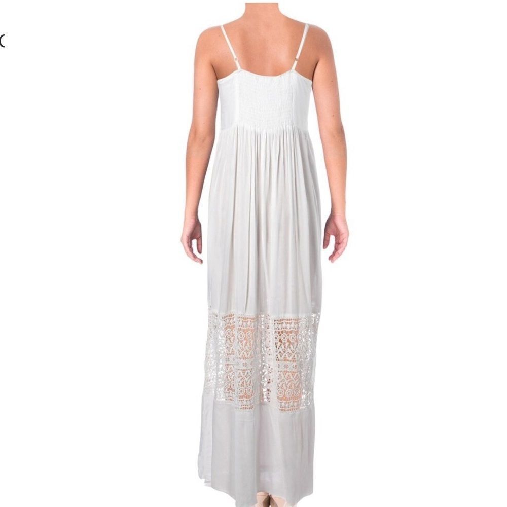 NWT Aqua White Crochet Detailed Maxi Dress - Picture 2 of 4